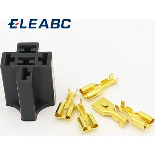 Auto relay socket with 5 terminals