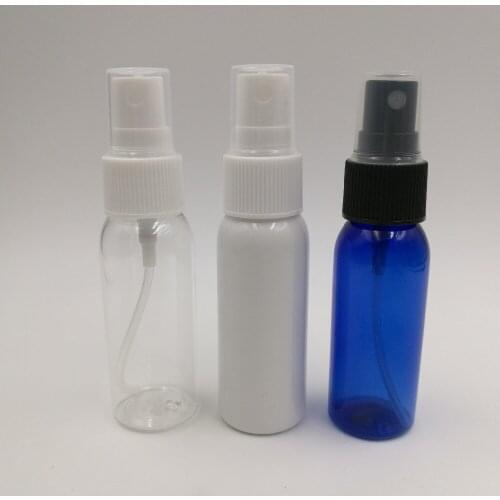 Free Shipping 100pcs/lot Fine Mist Spray Bottle 30ml 1oz Empty Plastic Refillable PET Spray Bottles Fine Mist Atomizer Sprayer