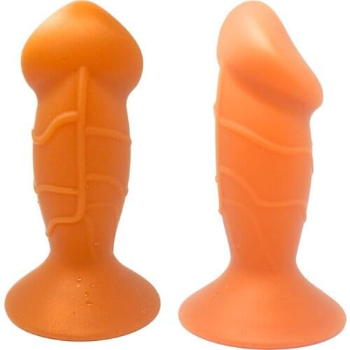 Big Anal Dildo Anus Expand Soft Huge Anal Plug with Suction Cup Large Penis Butt Plug Silicone Adults Sex Toys for Unisex