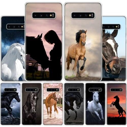 Horse Galloping Horse Phone Case For Samsung Galaxy A51 A71 A50S A30S A10 A20E A40 A70 M30S A91 A01 A6 A7 A8 A9 Plus + Cover