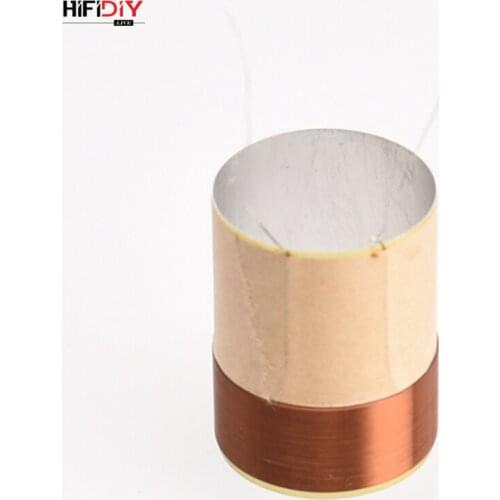 HIFIDIY LIVE 2 INCH~8 inch 16.2mm~26mm bass Voice Coil Speaker Repair accessories White Aluminum Sound Air Outlet DIY Parts