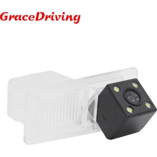 Highest nightvision 4 leds CCD HD waterproof backup reverse parking car rear view camera for SsangYong Kyron Rexton II