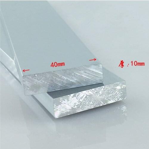 Aluminium alloy plate 10mmx40mm article aluminum 6063-T5 oxidation width 40mm thickness 10mm length 150mm 1pcs