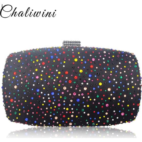 Multifunction Crystal Mini Lady Clutch Evening Bag Multicolor Wallet Nigerian Wedding Matching Bag Women Party Luxury Day Bags