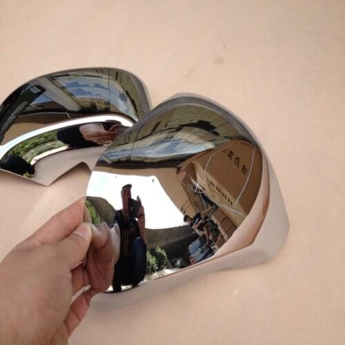 Car body ABS chrome back rear view Rearview Side Mirror Strip Cover stick trim panel lamp 2pcs for Chevrolet Trax 2014 2015 2016