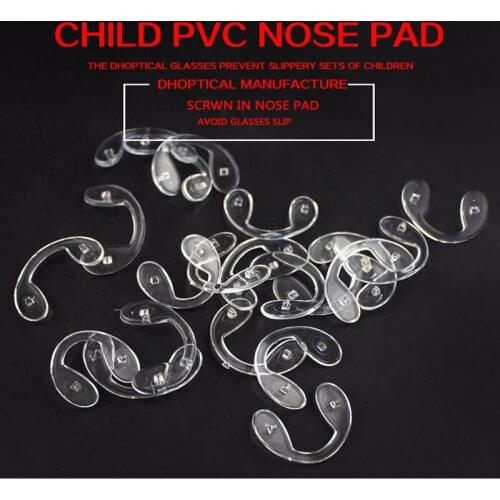 Eyeglasses nose pad for child pvc material screw in 500pcs wholesale