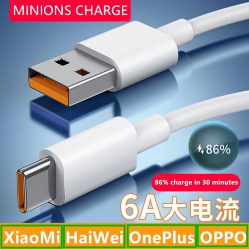 Xiaomi Original Turbo Charger Cable 33w Fast Charging 6A For Mi 10T 10 Pro 5G Black Shark 3S 1M 1.5M 2M Redmi 9 9C 9A K30i K40