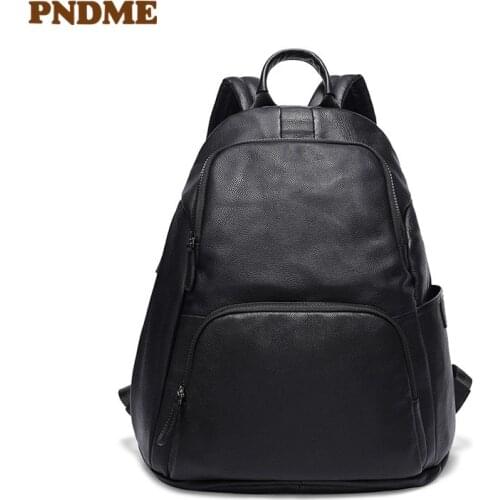 Pndme Men's Leather Backpacks