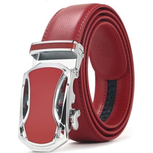 Male automatic buckle belts for men authentic girdle trend mens belts ceinture Fashion designer women jean belt Long 110-130