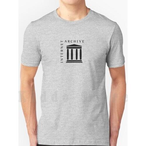 Internet Archive Shirt T Shirt Cotton Men Diy Print Cool Tee Internet Culture 90S 1990S Hacker Coder Computer Cyber Open Source