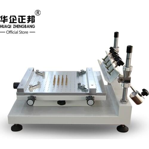 Smt Manual Solder Paste Printer / Best Precision Screen Stencil Printer