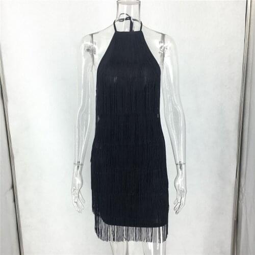 1920S Vintage Halter Strap DRESS 1920s Flapper Girl Fancy Dress 2019 Great Gatsby Dress Costumes