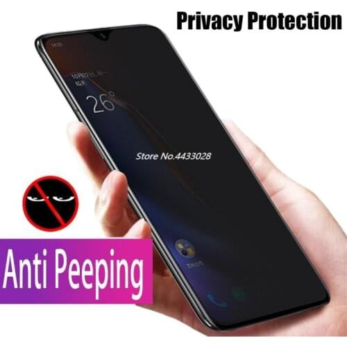 Privacy Tempered Glass for OPPO R11S R11 Plus R9S Anti-Peep Screen Protector 9H Glass Film for VIVO R15 R17 PRO R15X Anti Glare