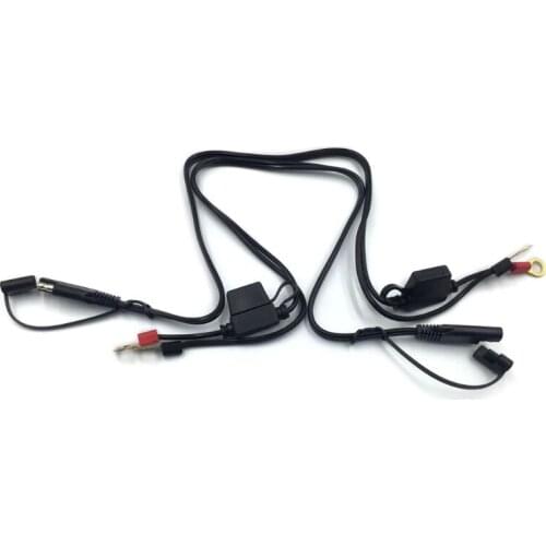 12V Motorcycle Battery Charger Terminal To SAE Quick Disconnect Cable Connector E7CA