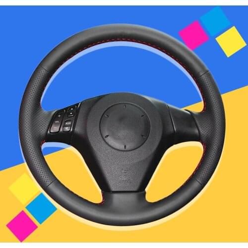 Auto Braid On The Steering Wheel Cover for Mazda 3 Axela 2004-2009 Mazda 5 2004-2010 Mazda 6 Atenza Mazda MPV Car Cover Styling