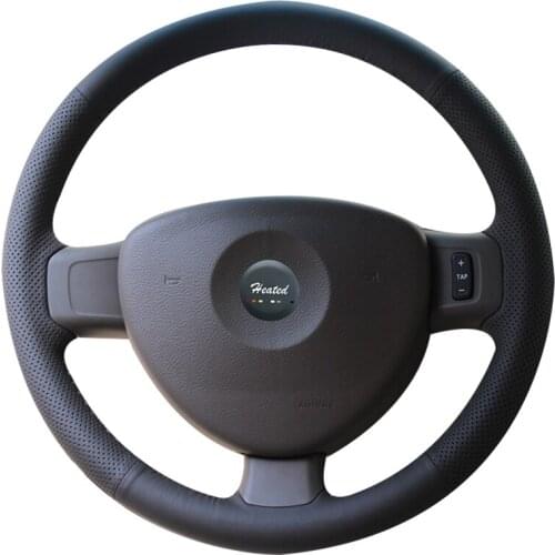 Microfiber leather Auto wheel steering cover for Buick Sail Opel Astra G H 1998-2007 Opel Zafira Braided on the steering wheel