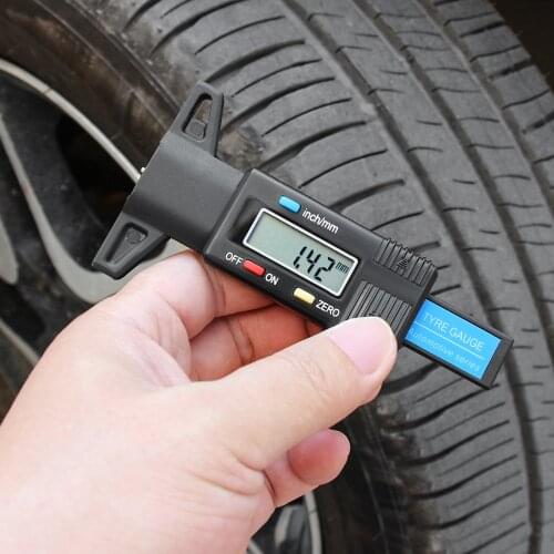 Car Diagnostic tools Tire Tread Depth Tester For Ford Focus 2 3 Fiesta Mondeo Citroen C4 Skoda Octavia Rapid Superb Accessories