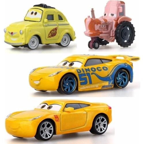 Disney Pixar Cars 3 Mcqueen Jackson Storm Mater Mack Truck Diecast Metal Boy Toy Car Educational Toys For Children kids toys