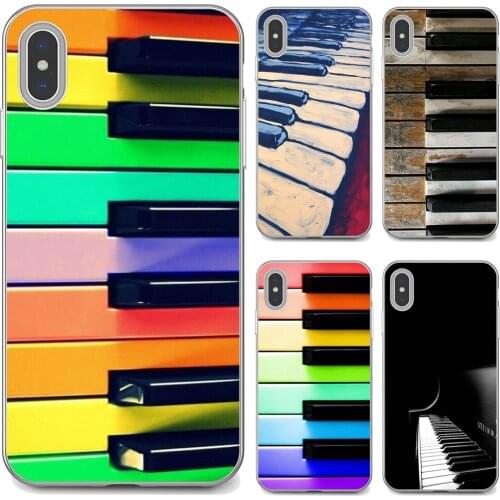 For Huawei P30 P40 P20 P7 P8 P9 P10 Lite Plus Pro 2015 2016 2017 Mini Phone Covers Rainbow-Piano-Key-color-Keyboard