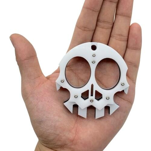 EDC Keychain Knife pendant Carbon Fiber Finger Tool Self-defense Fist Gloves Vehicle Carry Outdoor Personal Safety Supplies