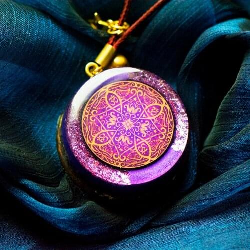 Elite Reiki Orgonite Energy Necklace Generator Energy Pendant Healing Crystal Amulet Protector Balancing Positive Energy