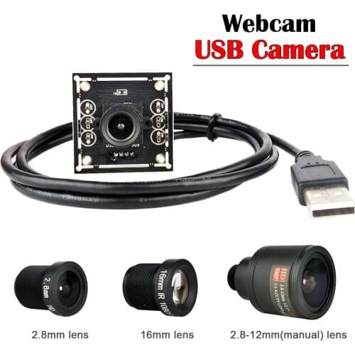 HD 2MP MJPEG Webcam 30fps High Speed CMOS 1080P / 720P Mini USB2.0 Cam CCTV Android Linux UVC Usb Camera Module
