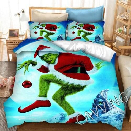 Cartoon 3D Printed Bedding Set Duvet Covers & Pillow Cases Comforter Bedding Set Bed Linen( US Sizes/EU Sizes/AU Sizes)