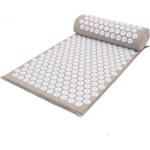 Massager Cushion Massage Yoga Mat Acupressure Relieve Stress Back Body Pain Spike Mat Acupuncture Massage Yoga Mat with Pillow