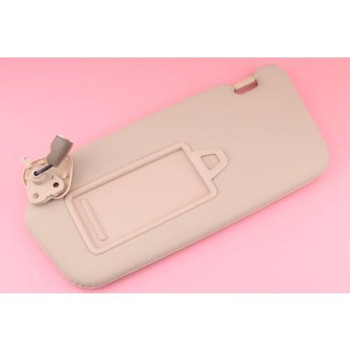 Car Left Side Beige Sun Visor Makeup Mirror Beige Fit for Hyundai Accent 2006 2007 2008 2009 2010