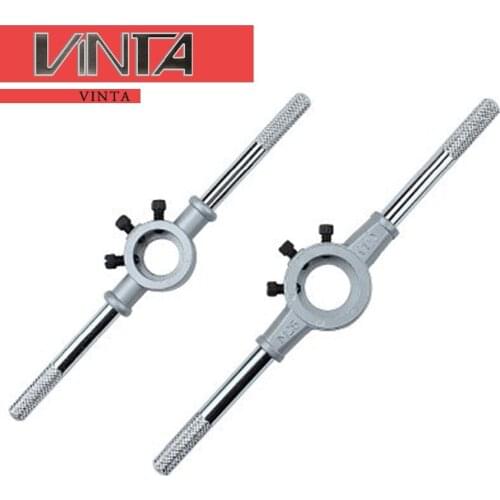 M2-M20 Zinc Alloy Round Die Wrench Metric Round die Frame Hinge Hand Tapping tools Two Way Shockproof Belt Gauge