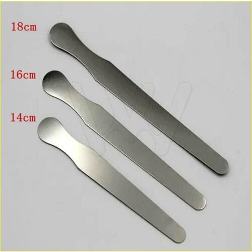 3pcs/set Medical stainless steel Tongue Depressor Blade Dental Oral Instrument