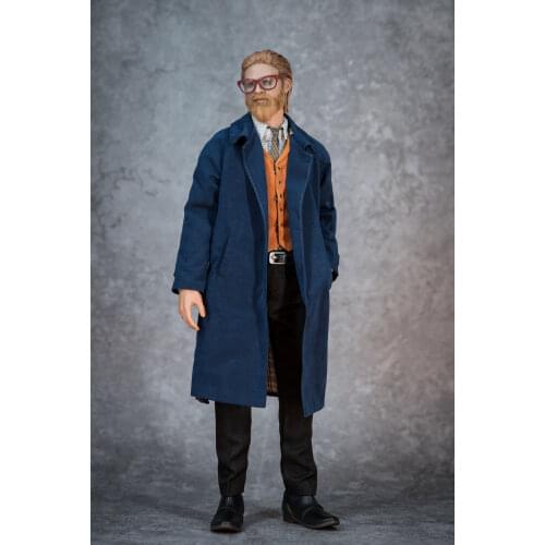 1/6th Trendy Classic Detective Long Trench Coat Model for 12" Male Body Figure