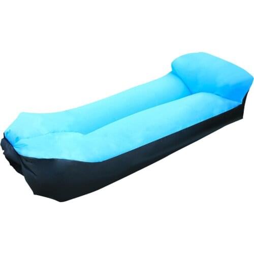 Fast Inflatable Air Lounger Sofa Bed Camping Furniture Lazy Sleeping Bag And Air Beach Chair Seat Cushion in Outdoor