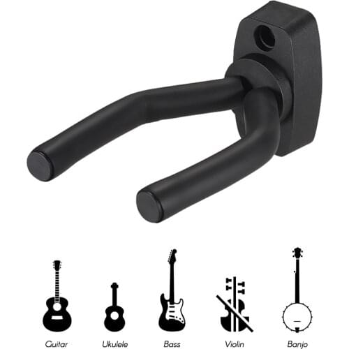 Wall Mount Guitar Hanger Hook Holder Keeper for Electric Acoustic Guitars Bass Ukulele String Instrument for Guitar Accessories