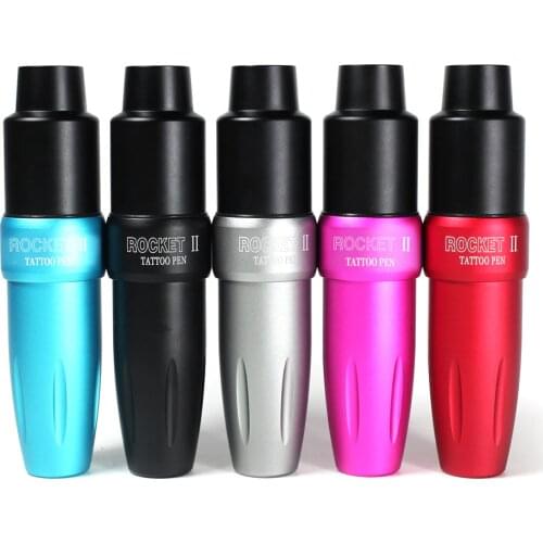 New Cartridge Rocket V2 Pen Rotary Tattoo Machine kits Tattoo Pen Rotary Shader Liner 5 Colors Assorted Tattoo Machine