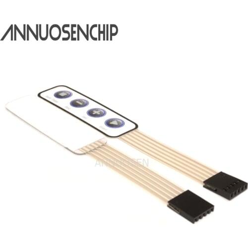 New white surface Mini 4 key Membrane Switch Monitor Switch Matrix keyboard Membrane keypad control surfaces