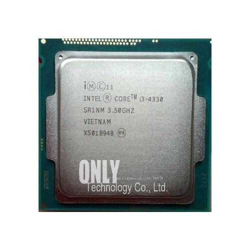 Free shipping Core i3 4330 3.5GHz 4M SR1NM Dual Core desktop processors Computer CPU Socket LGA 1150 pin scrattered pieces
