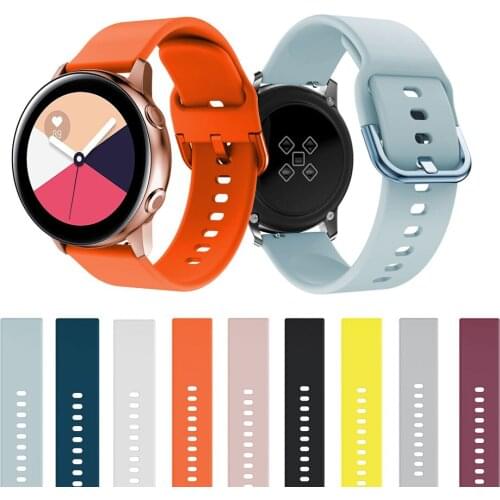 Strap FOR Samsung Galaxy Watch Active 2 40/44mm Gear sport wrist bracelet watchband 20mm Watch strap samsung active2 42mm band