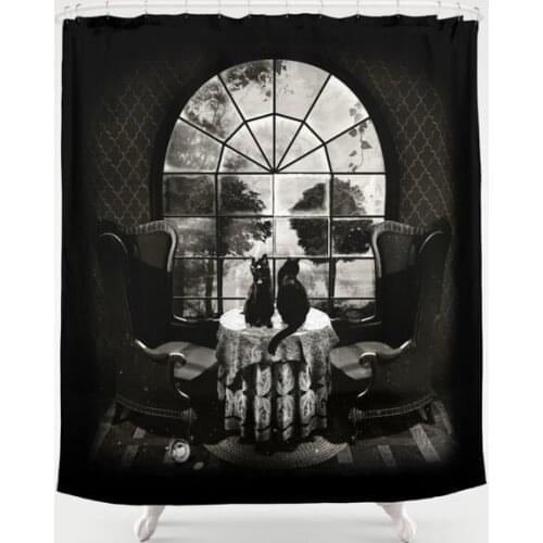 Room Skull Shower Curtain Waterproof Bathroom Decorations Polyester Bathroom Shower Curtain