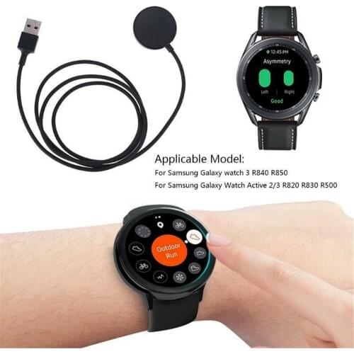 1m USB Fast Charger Dock For Samsung Galaxy Active 2 3 Smart Watch Magnetic 5V Quick Charging Base Station Cable Cord Portable