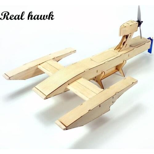 Wood Electric 25"(626mm) RC Airboat Air Boat Speed Racing Boat Radio-Controlled DIY Building Kits Remote Control Toys