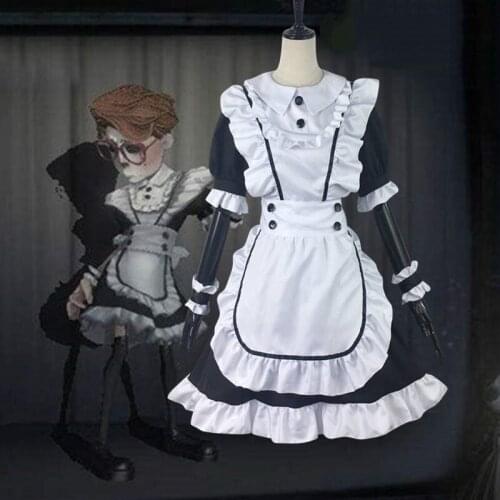 Game Identity V Cosplay Costumes Maid Outfit Lucky Guy Deduction Substitute Cosplay Costume Halloween Party