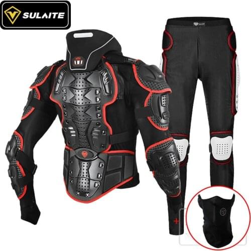 Motorcycle Jacket Pants Suit Men Protector Protective Gear Racing Body Armor Motocross Jacket Moto Motorbike Equipment Clothing