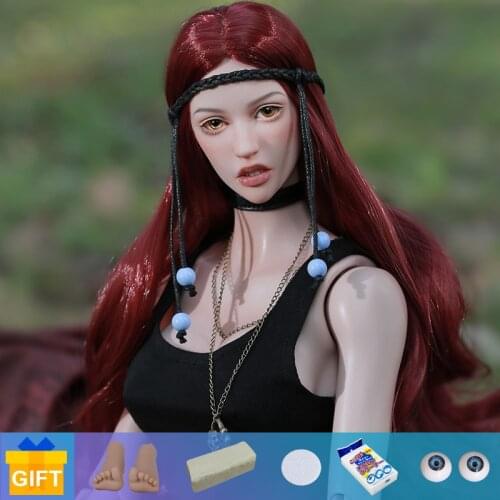 Dollshe Amanda 1/3 doll bjd fullset with face up Body Jointed resin doll Children Toys for Girl Birthday Gift