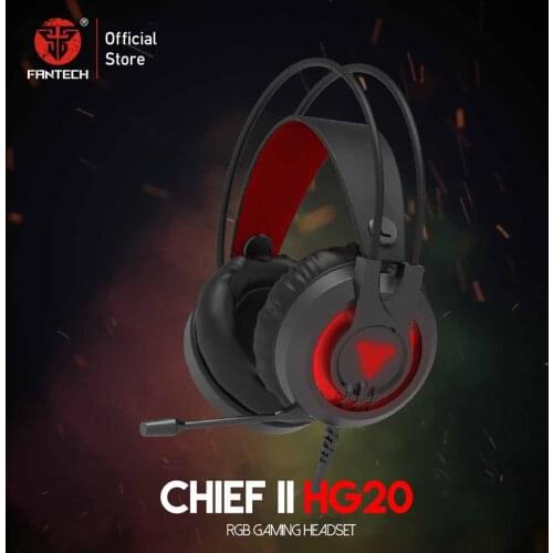 FANTECH HG20 3.5MM Plug RGB Gaming Headset Wide Sound Field Volume Adjustment Earphones With Microphone For PS4 PC Player