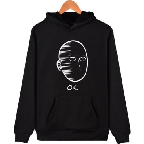 NEW Anime One Punch man Saitama Oppai hoodie Hooded Sweatshirt Fleece Unisex for man and woman Plus size Jacket Cosplay Costume