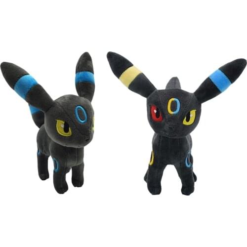 Umbreon Plush Toy Pokemon Peluche Doll Kawaii Anime Yellow Blue Eevee Moon Gift Decoration
