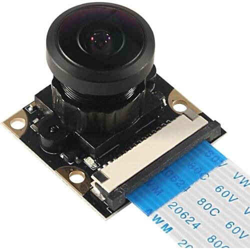 Raspberry Pi 3 Fisheye Camera 5MP OV5647 222 Degree Camera Module For Raspberry Pi 2 Model B