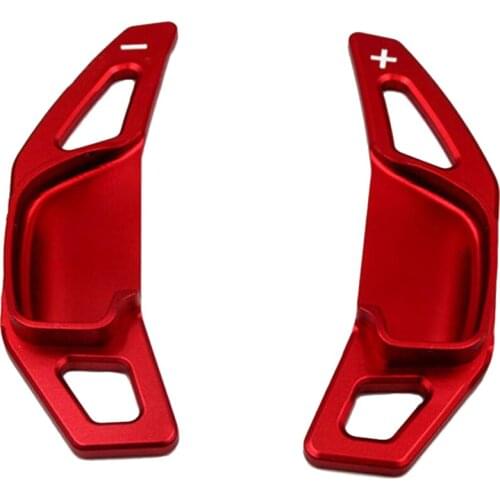 Steering Wheel Aluminum Alloy Paddle Shifter for Toyota Camry 2012-2016, Corolla 2014-2018 (Red)