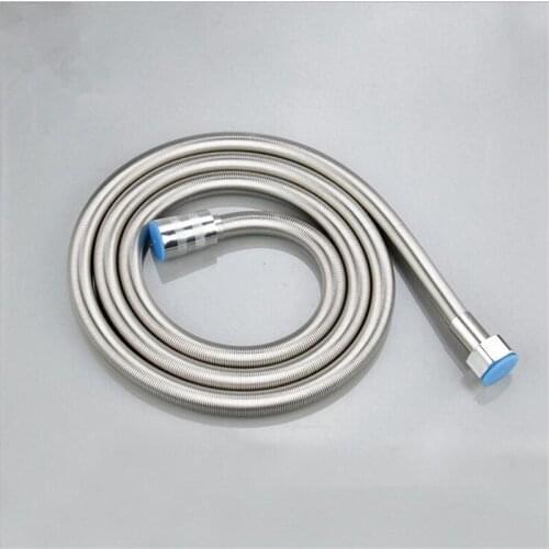 1.5M Bathroom Stainless Steel Spring Shower Plumbing Hoses Explosion-proof Hose For Water Heater/Shower Head Shower Accessories